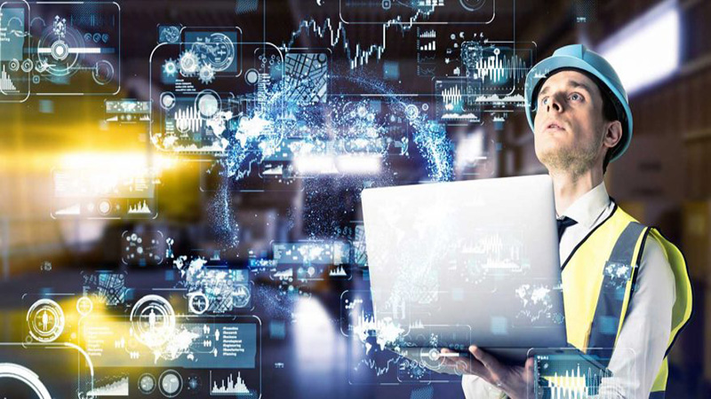 Nhà máy thông minh – Hướng đi đúng trong ngành công nghiệp 4.0 2 Nhà máy công nghiệp lần thứ 4 với quy trình sản xuất công nghiệp tự động hóa.