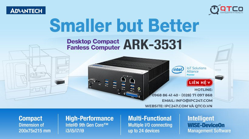So sánh Máy tính công nghiệp Dell và máy tính công nghiệp Advantech 3 may tinh cong nghiep dell advantech