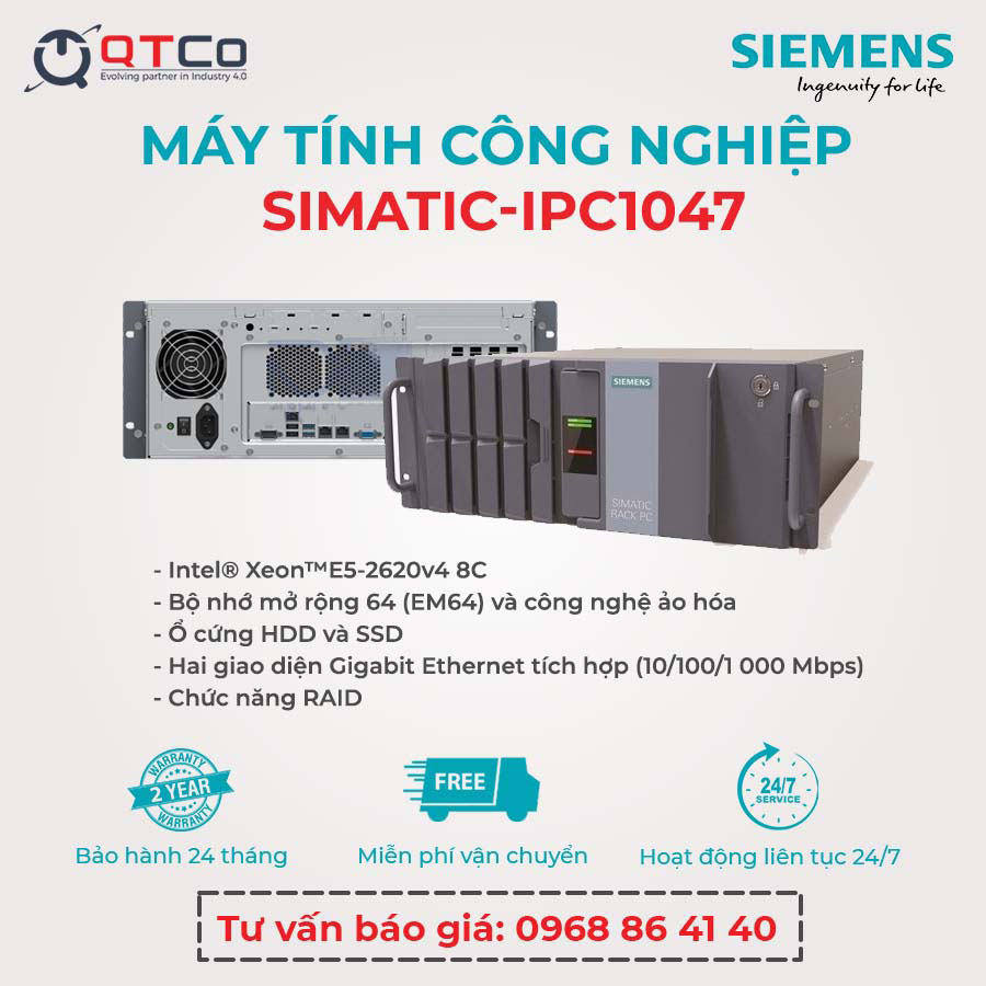 Nhà máy chế biến ứng dụng công nghệ máy tính công nghiệp 2 Máy tính công nghiệp Simatic IPC trong nhà máy sản xuất