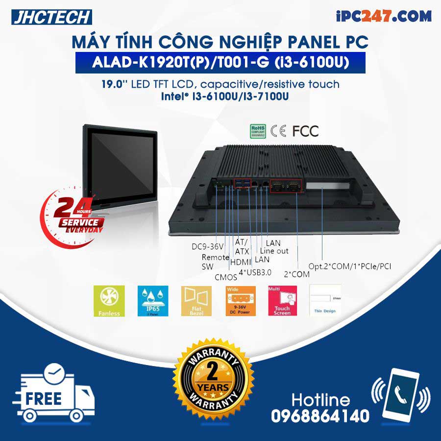 Máy tính công nghiệp màn hình cảm ứng JHC 